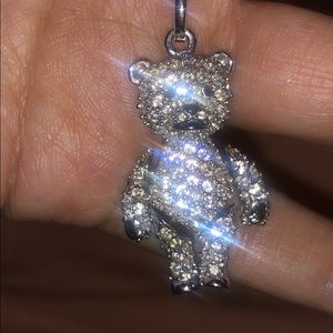 Swarovski bear necklace